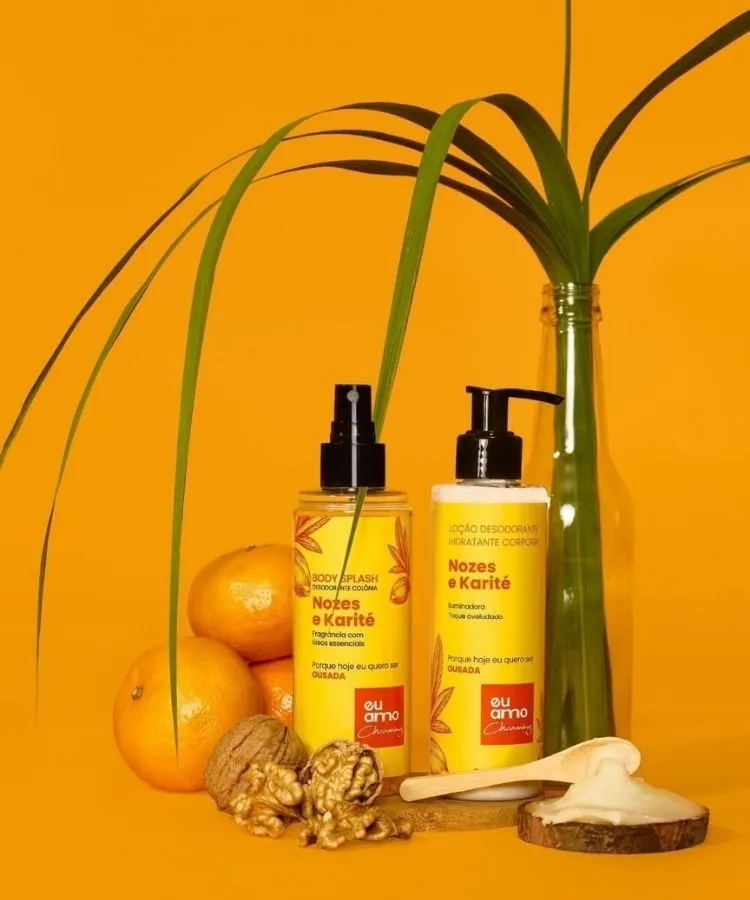 Body splash e hidratante Eu Amo Charming