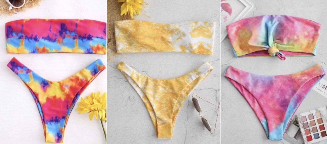 biquínis tie dye verão 2021