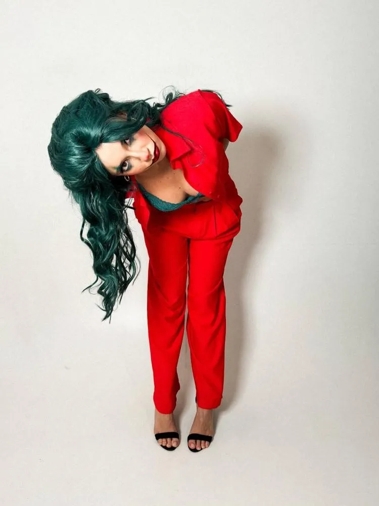 Autora Bruna Vieirade Coringa para o Halloween Sephora 2023