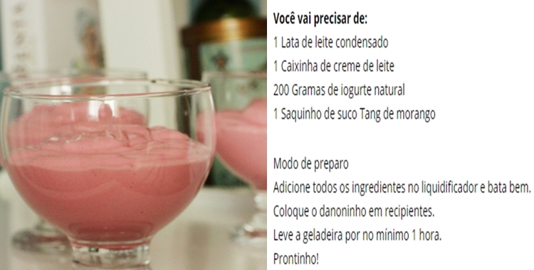 Danoninho Caseiro.