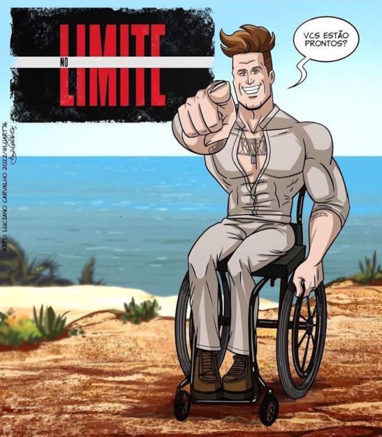 Desenho de Fernando Fernandes no Limite