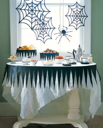 Foto de mesa de Halloween.