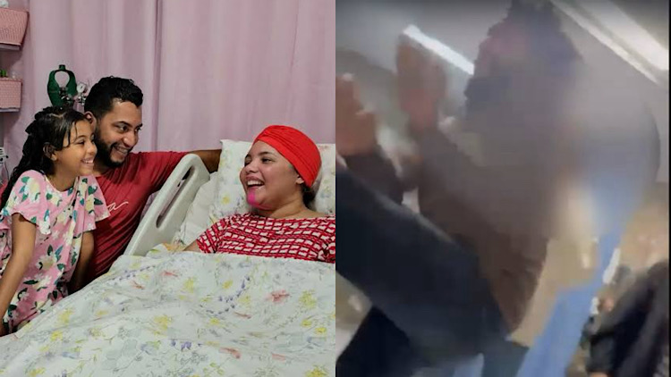 Familiares de Amanda Wanessa discutem em hospital e caso vai parar na delegacia.