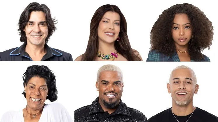 Da esquerda para direita: André, Jaquelline, Lily, Márcia, Tonzão e WL