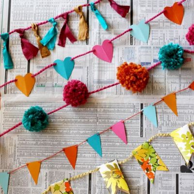 Festas Juninas Como fazer flores em papel seda e pompons para decoração das festas de São João