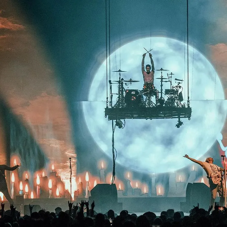 Banda Blink 182 no palco