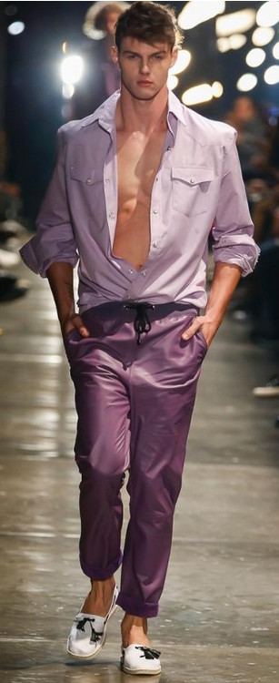 Moda Masculina estilosa Murilo Lomas desfila coleção na SPFW N41