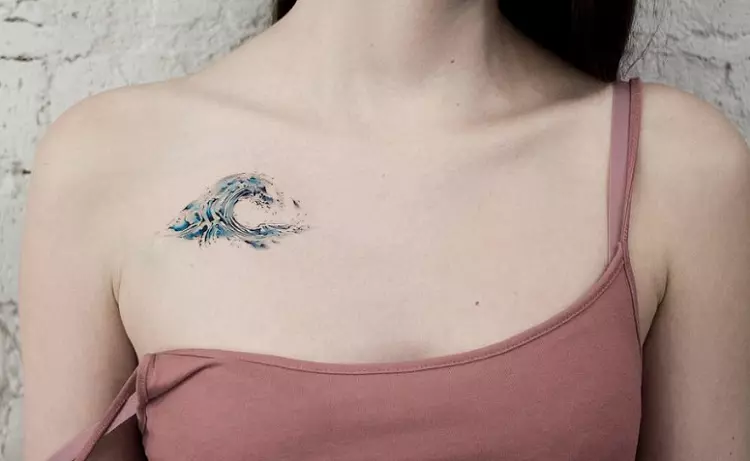 desenho de onda colorida