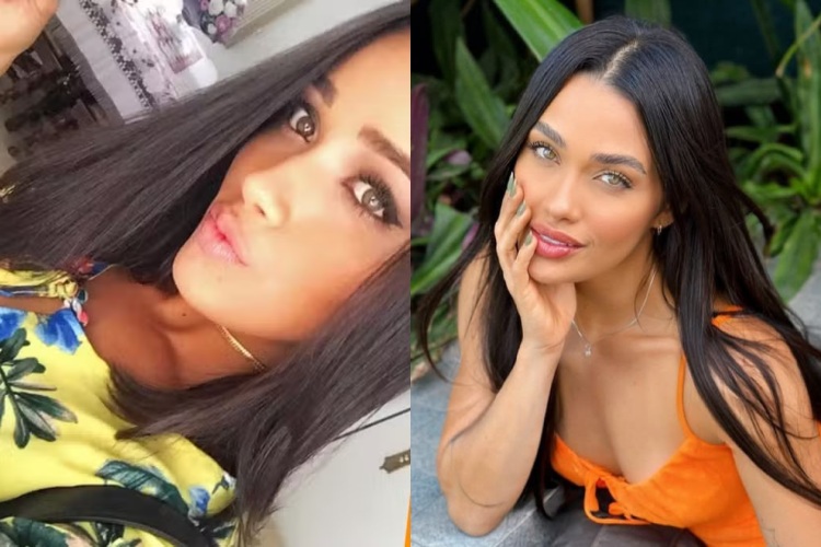 Eva do BBB 25 - antes e depois 
