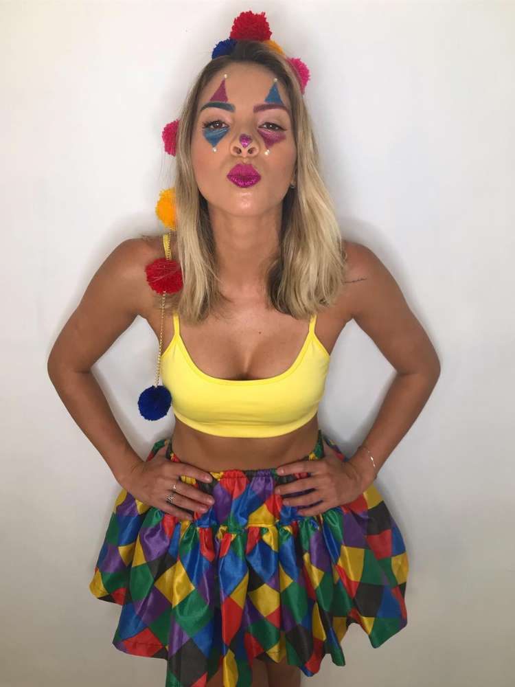 Opção de look para bloco de carnaval
