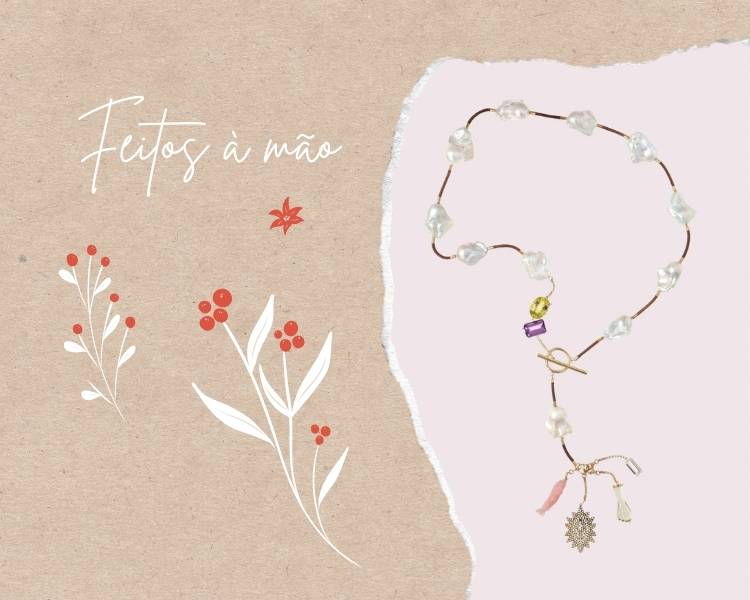 Colar da nova coleção de Kelly Svensson para Martha Medeiros.