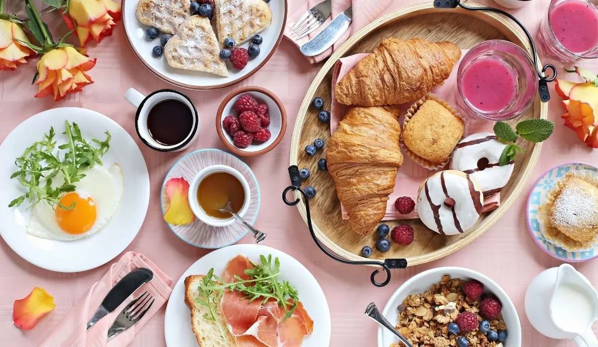 Foto de brunch de Dia das Mães.
