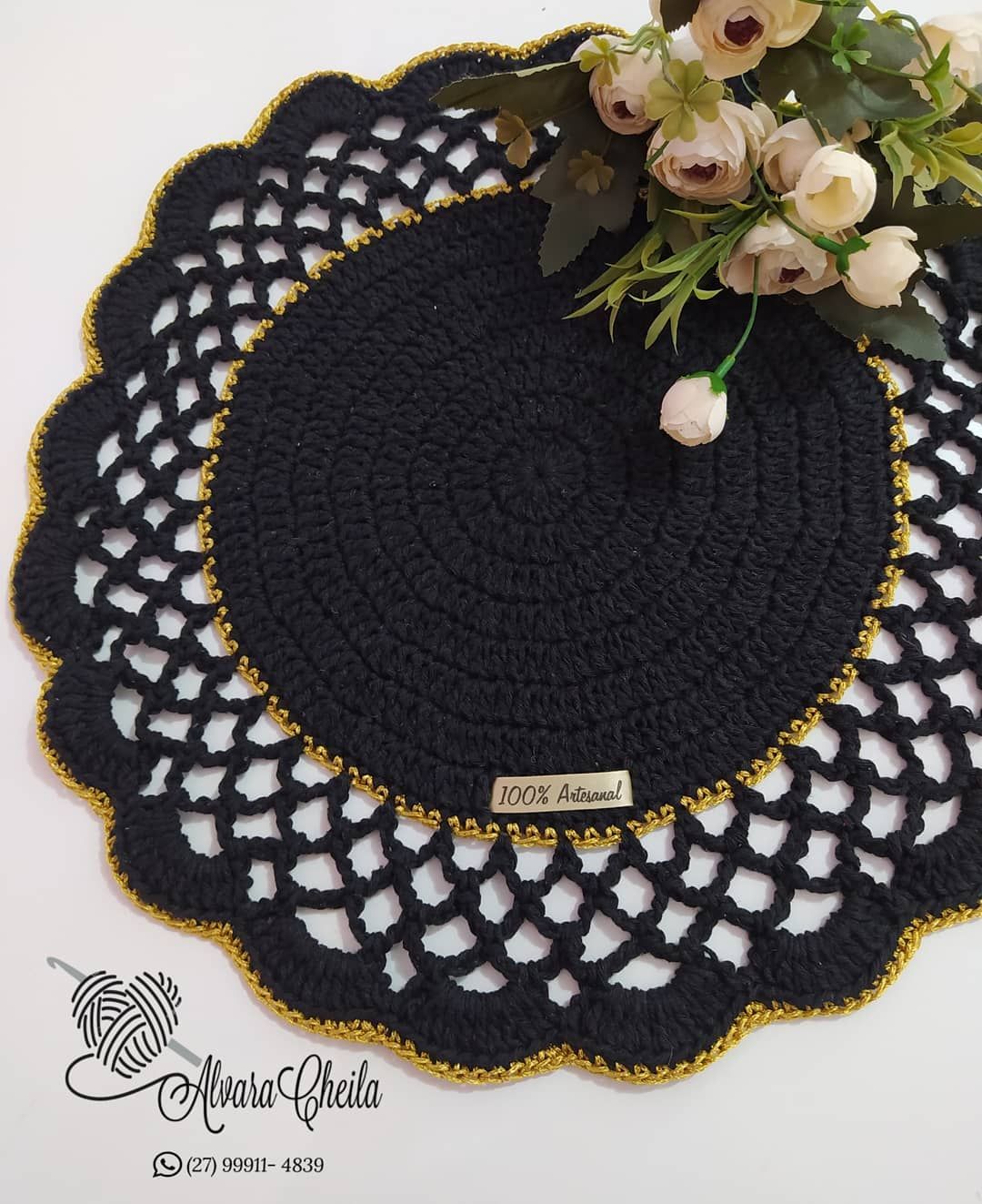 sousplat de croche