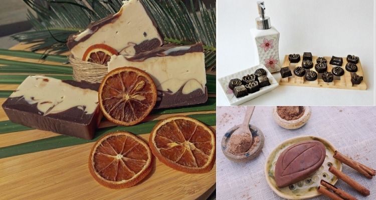 sabonetes de cacau