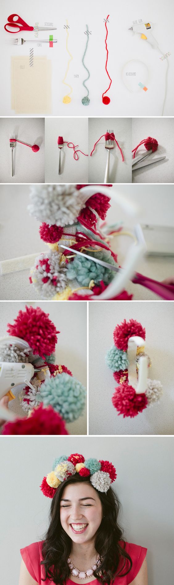 looks de carnaval pompom diy