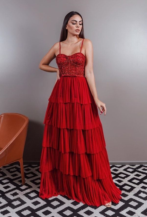 vestido vermelho longo vestido vermelho longo