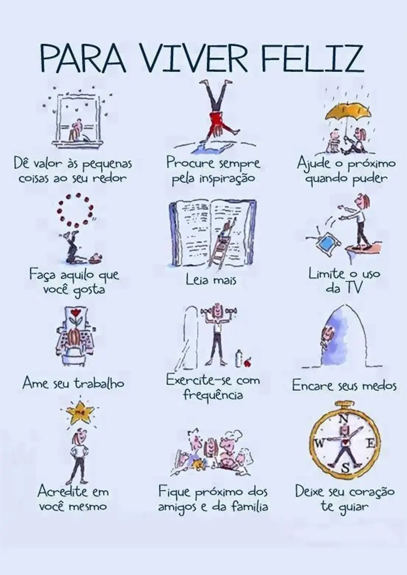 Dicas para viver feliz - Glow Up.