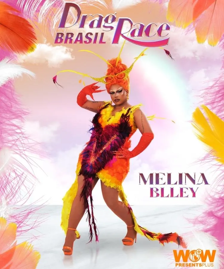 Foto da drag queen Melina Blley