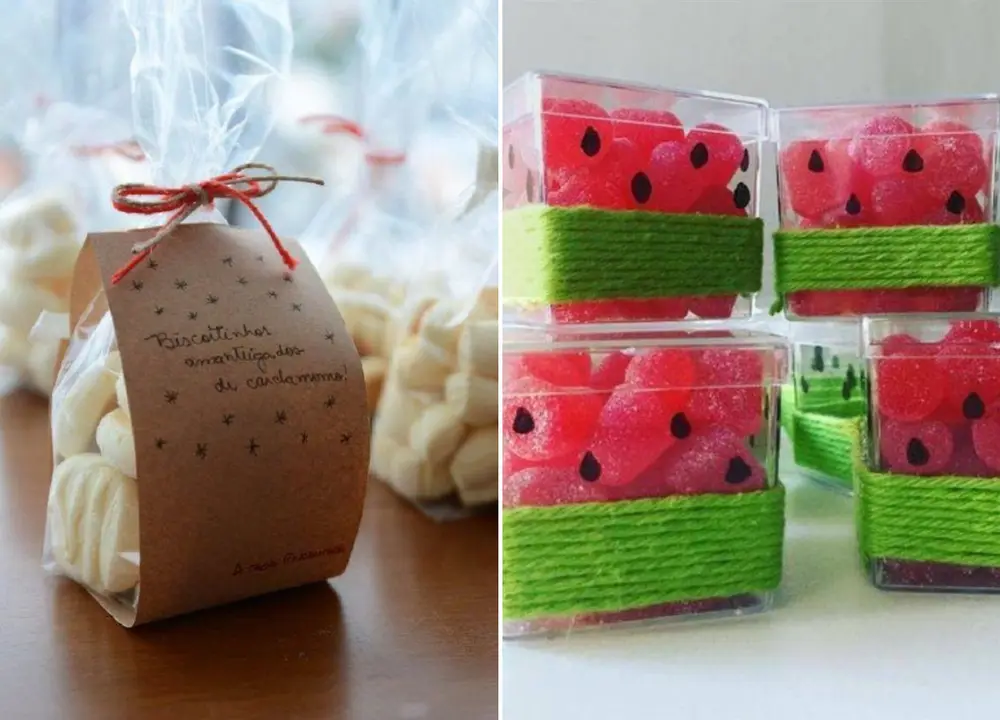 Lembrancinhas DIY: docinhos embalados em casa