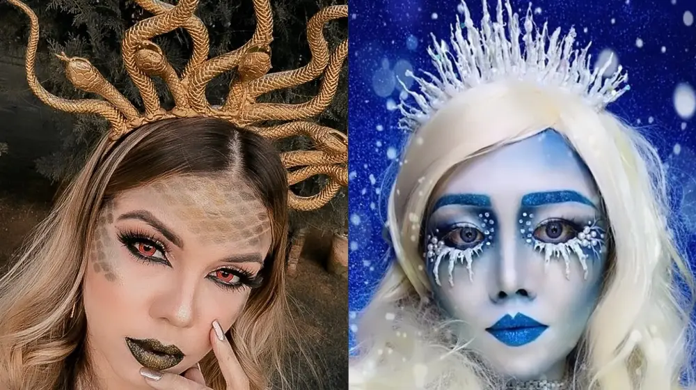 2 modelos de tiaras para Halloween.
