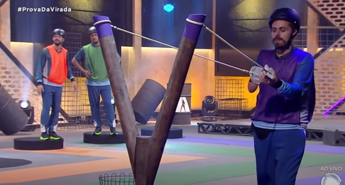 Daniel Toko com agenesia disputando a Prova da Virada em A Grande Conquista