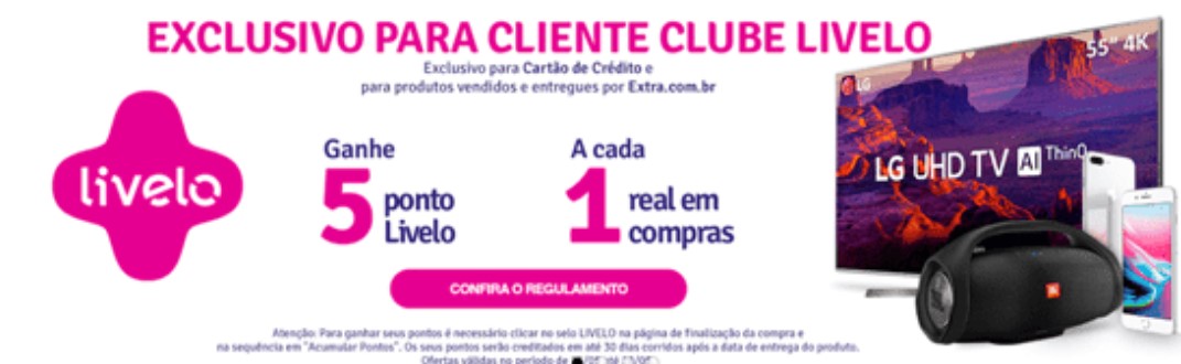 promoção entre livelo e extra - acumular milhas