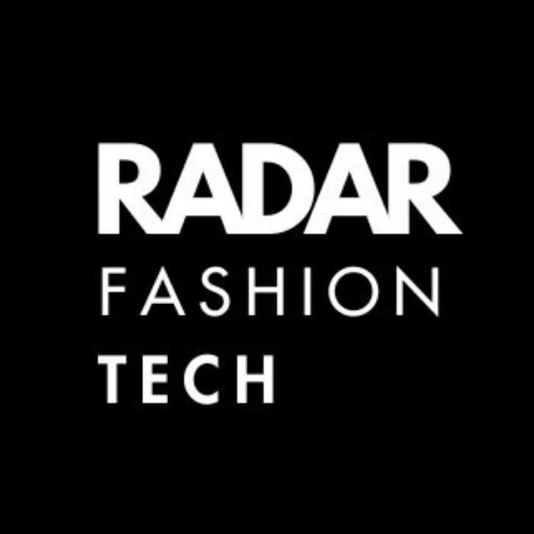 Fundo preto com logo do Radar Fashion Tech