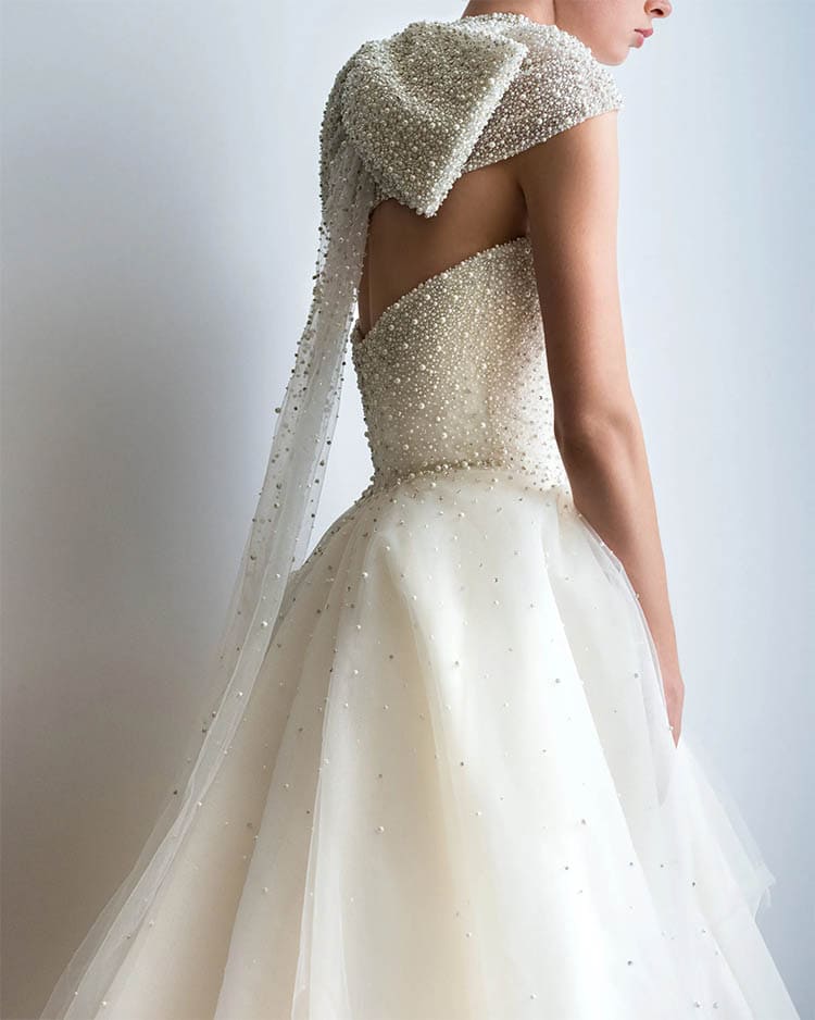 vestido de noiva decoração casamento em pérola