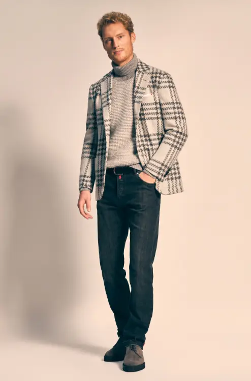 Blazer xadrez príncipe de gales 