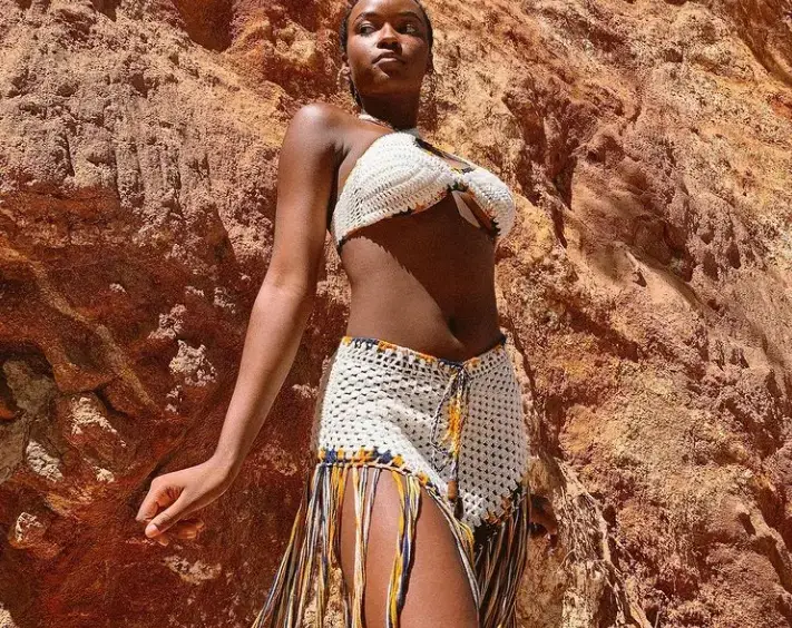 Conjunto da mesma marca do biquíni que Rafa kalimann postou no instagram 