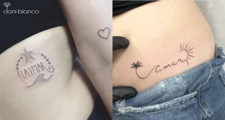 tatuagem de frase sobre o mar