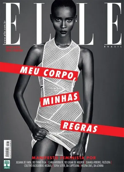Capa da Revista Elle Brasil.