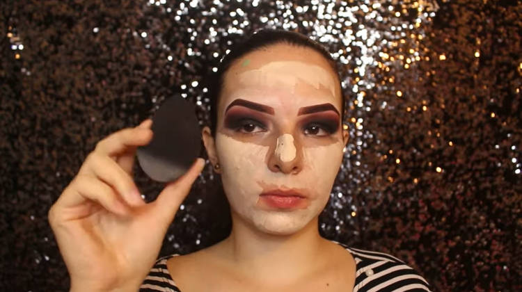 passo 3 de tutorial de maquiagem