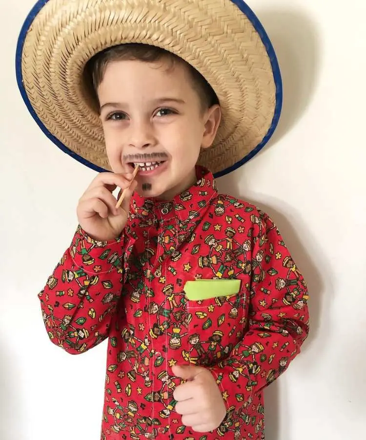 Make São João para garotos