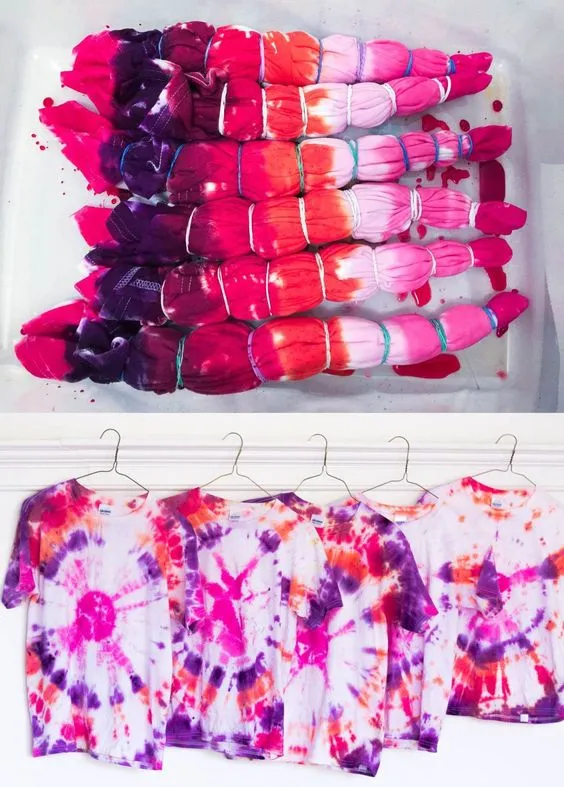 tutorial camiseta tie dye
