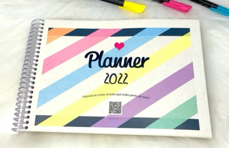 Foto de planner 2022.