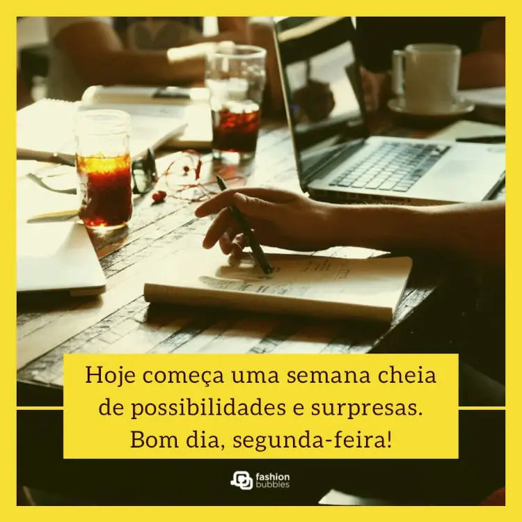 Bom dia segunda-feira