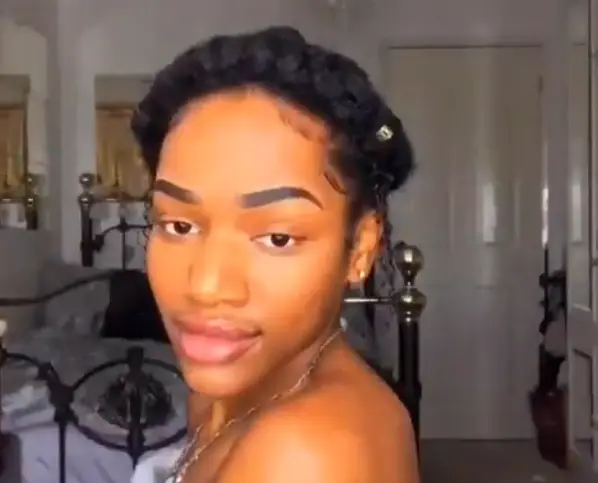 Trança holandesa cabelo cacheado