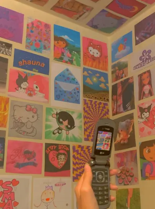 Painel com filtro kidcore