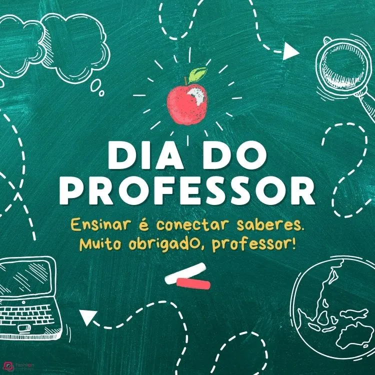 dia dos professore, cartão para compartilhar