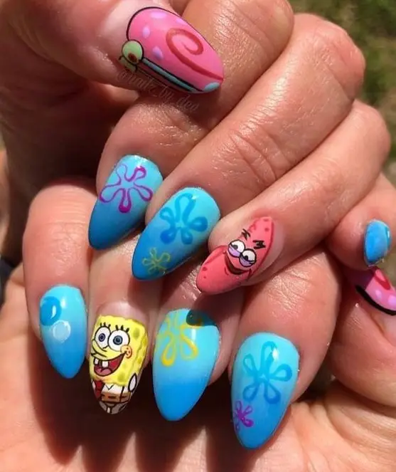 Unhas Bob Esponja