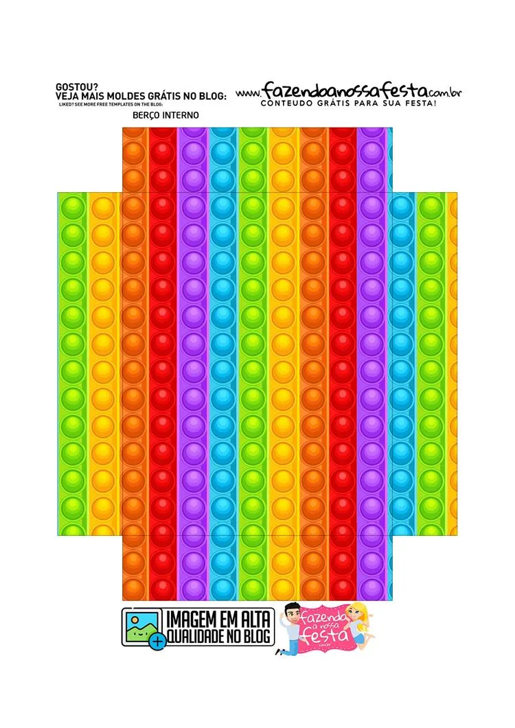 Moldes para caixa maleta de Dia das Crianças
