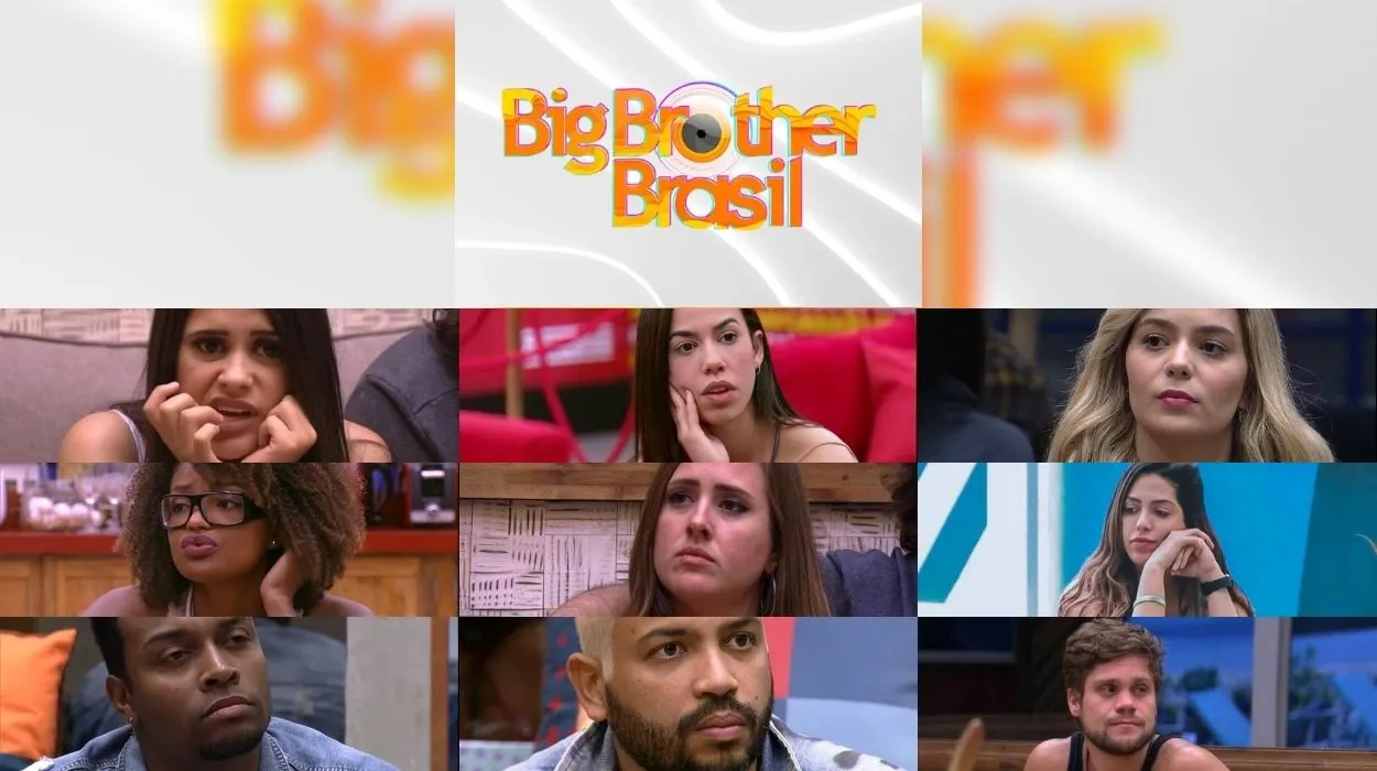 Montagem com participantes que tiveram as maiores porcentagens do BBB