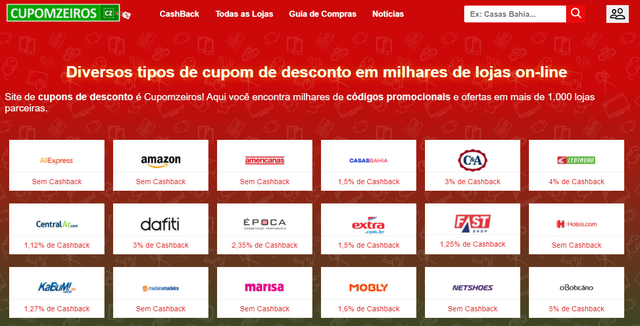 Cupomzeiros - cupons black friday cupons black friday