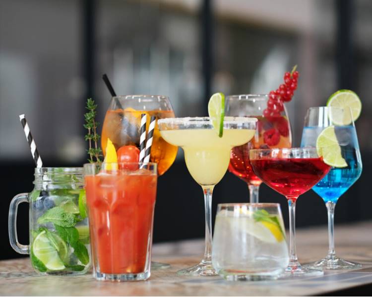 Foto de drinks para o Carnaval.