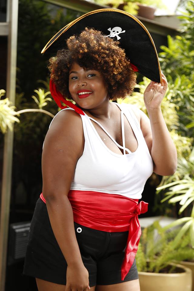 Carnaval - Fantasia de pirata plus size - abacaxita