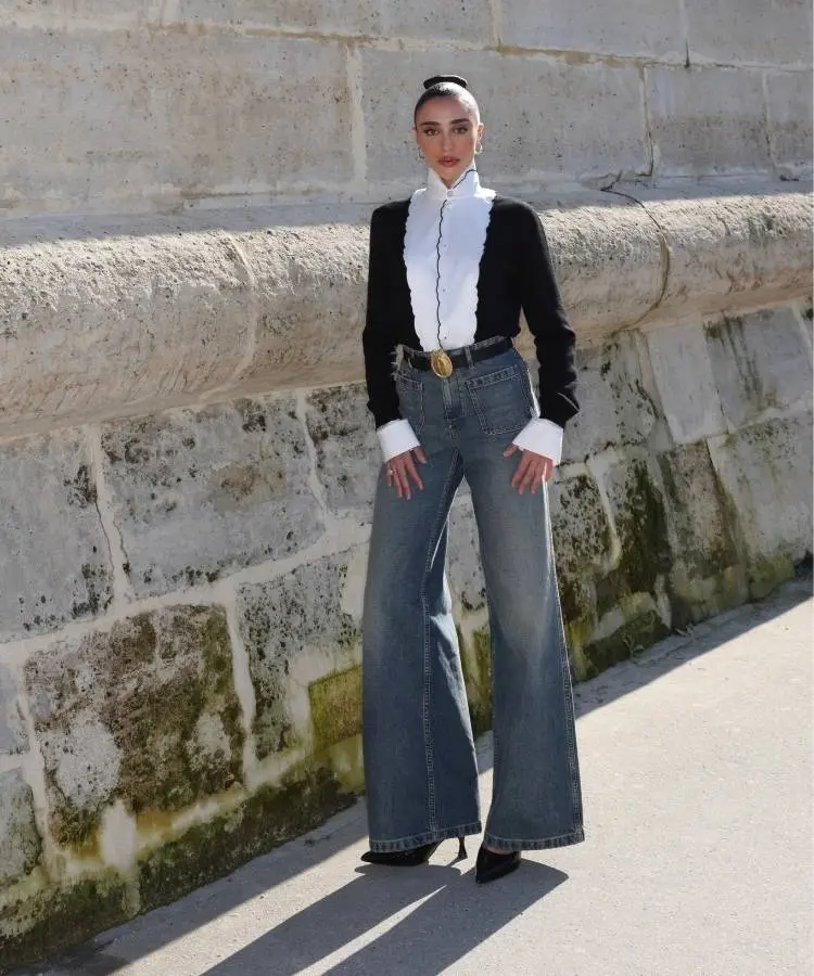 Elisa Zarzur, uma das famosas que representou o Brasil na Semana de Moda de Paris Outono Inverno 2026