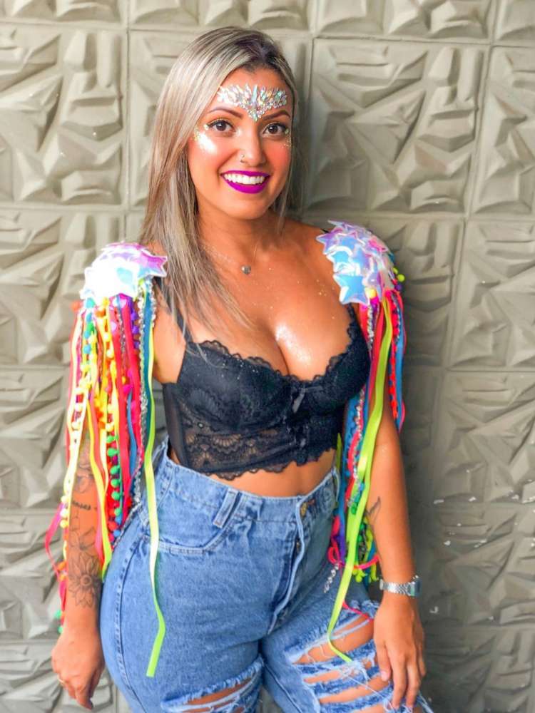 Opção de look para bloco de carnaval