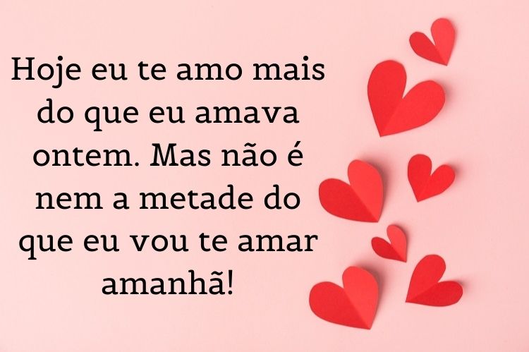 cartão romântico para marido