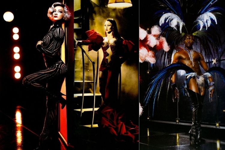A coleção de Mugler para a Zumanity, show do Cirque du Soleil A coleção de Mugler para a Zumanity, show do Cirque du Soleil